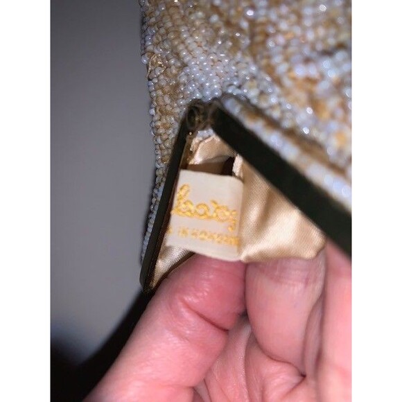 Vintage Walborg Hand‑Sewn Beaded Kiss lock Coin Purse - Picture 12 of 13